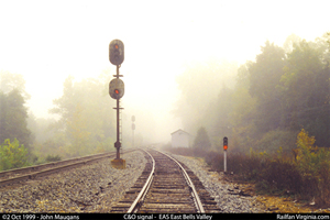 C&O  Railway signal: East Bells Valley (EAS)